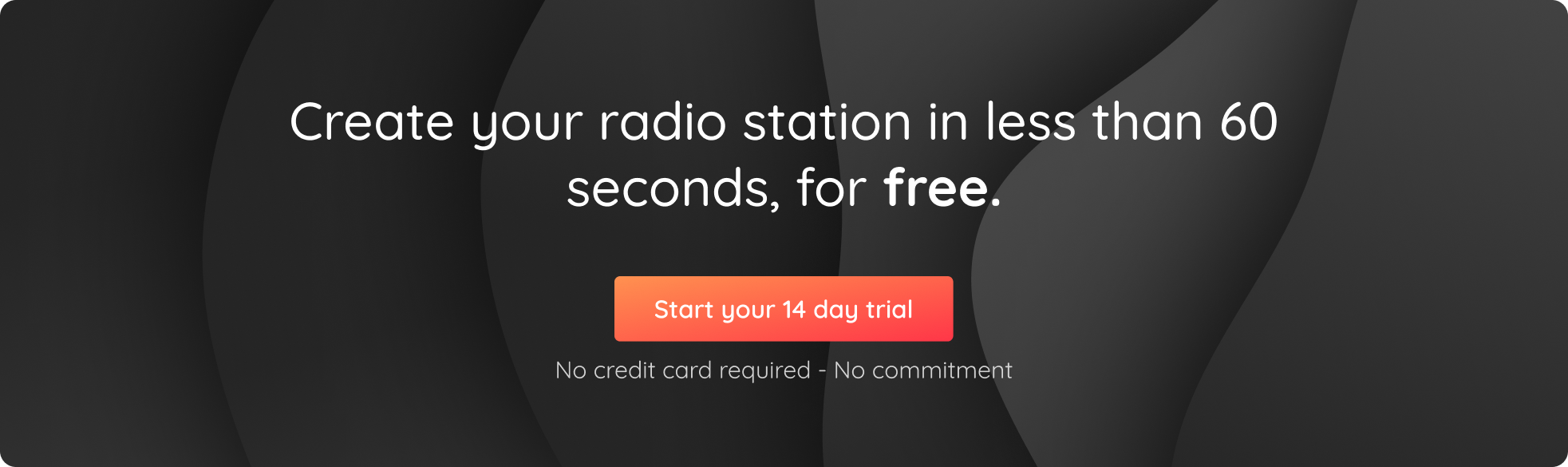 Create a radio station for free with RadioKing