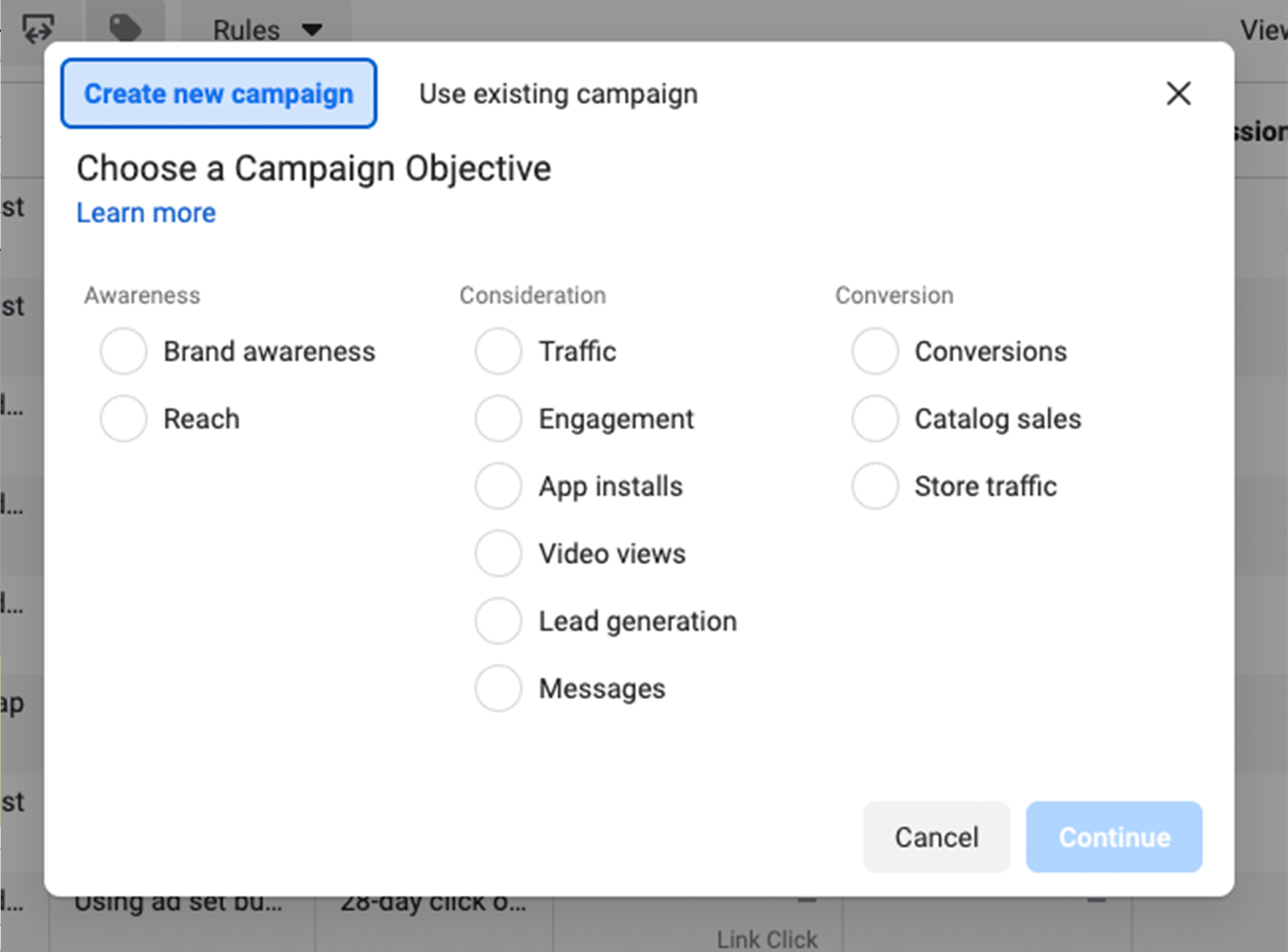 create facebook ad