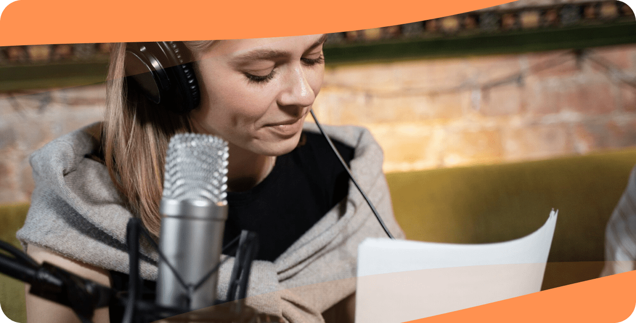 femme qui veut devenir animateur radio