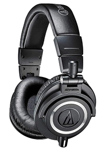 Audio-Technica ATH-M50X headphones for radio