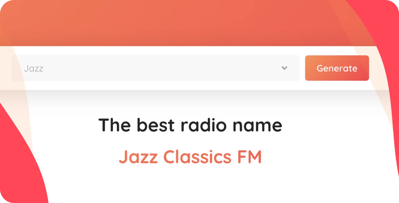 jazz radio name on a website