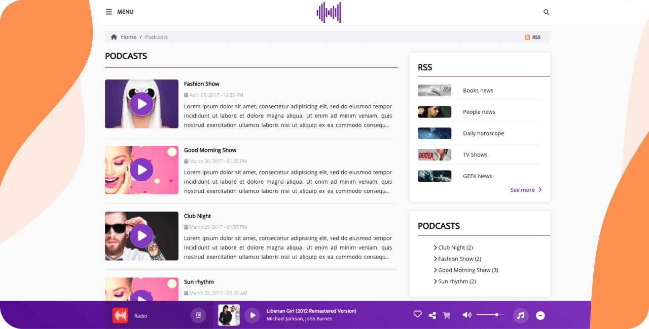 Turn you radio content into podcasts