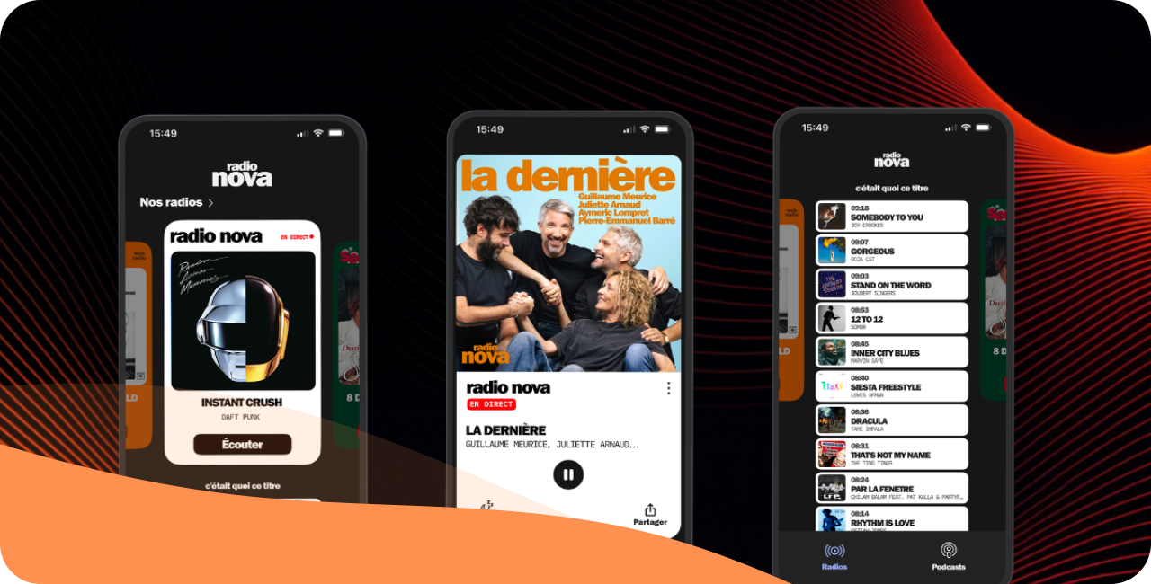 application radio bien pensée